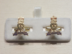 Royal Pioneer Corps enamelled cufflinks - Click Image to Close